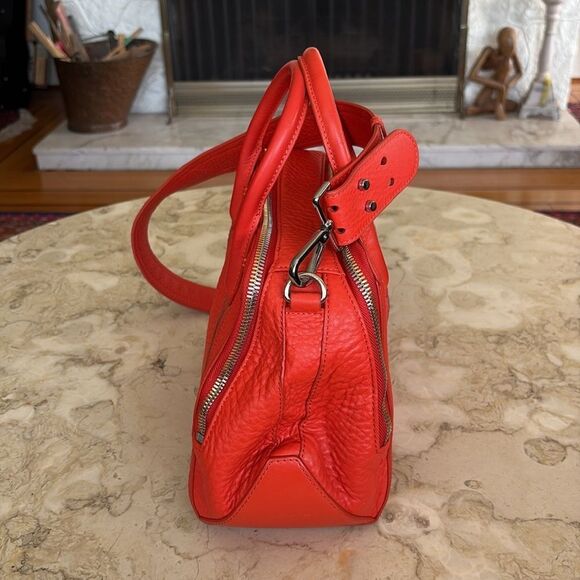 Mackage DEVA Leather & Suede Satchel Shoulder Bag - Picture 6 of 15